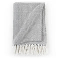 Cotton throw in a herringbone weave