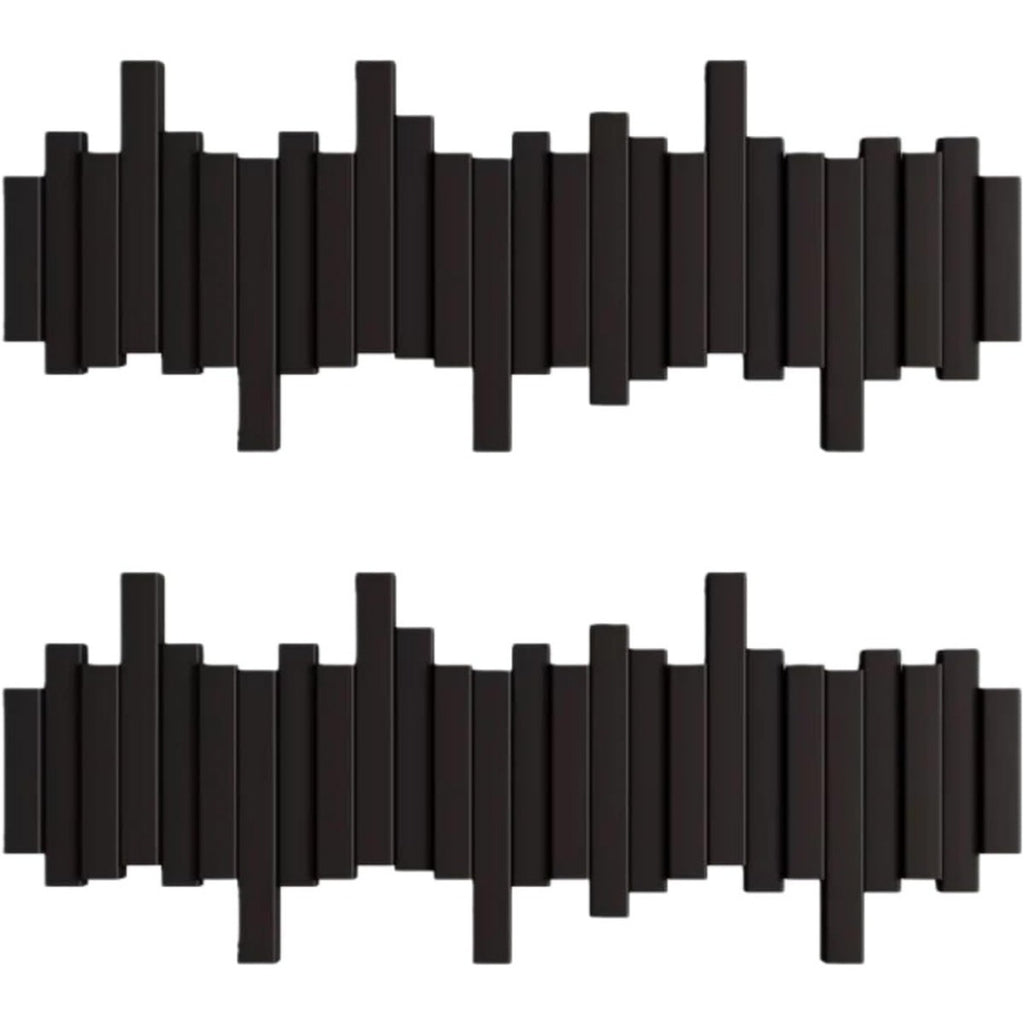 Coat rack 53 cm wide, shown to scale