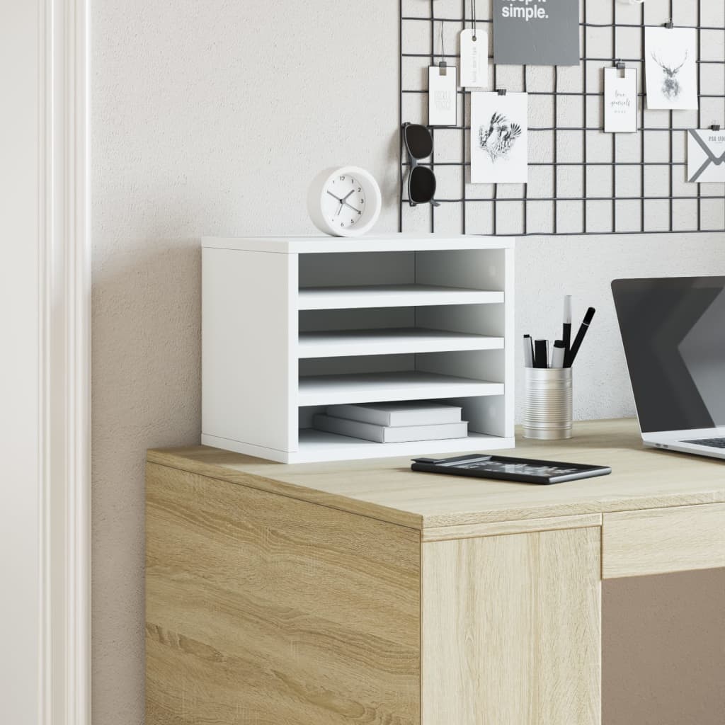 Desk organiser holding stationery
